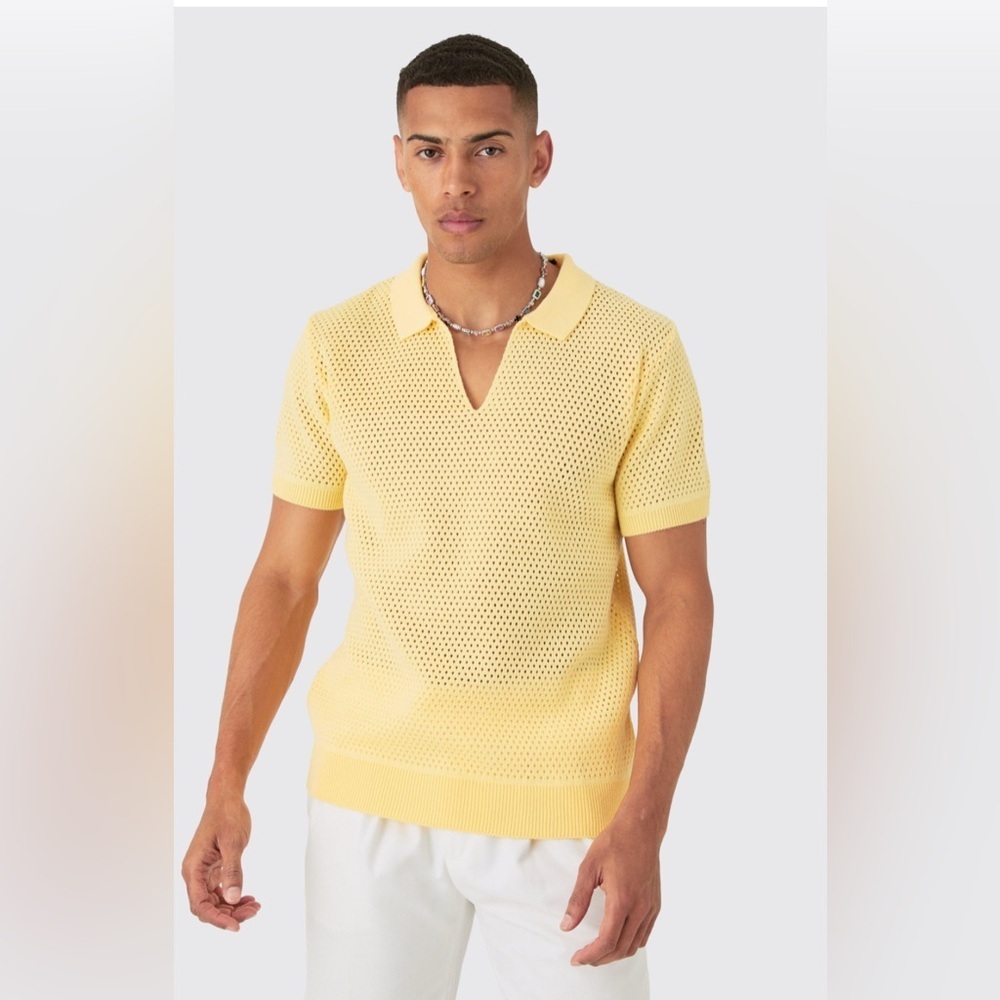 **NWT** Munsingwear Grand Slam Vintage Mesh Golf Polo